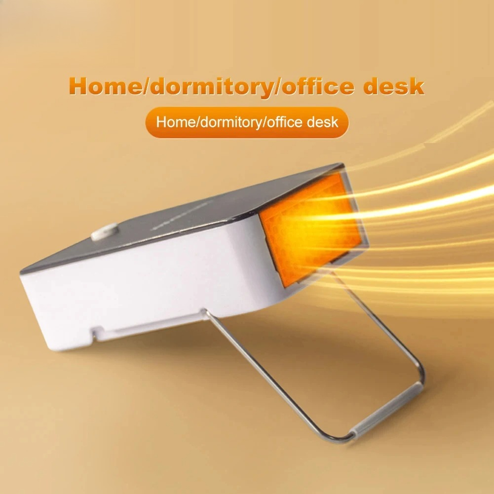 Hand Warmer Electric - เครื่องทำความร้อนไฟฟ้าแบบตั้งโต๊ะ เครื่องเป่าลมร้อนขนาดเล็ก พัดลมทำความร้อนแบบพกพา เครื่องทำความร้อนสำหรับบ้าน พัดลมทำความร้อนสำหรับฤดูหนาว ปรับมุมได้หลายทิศทาง
