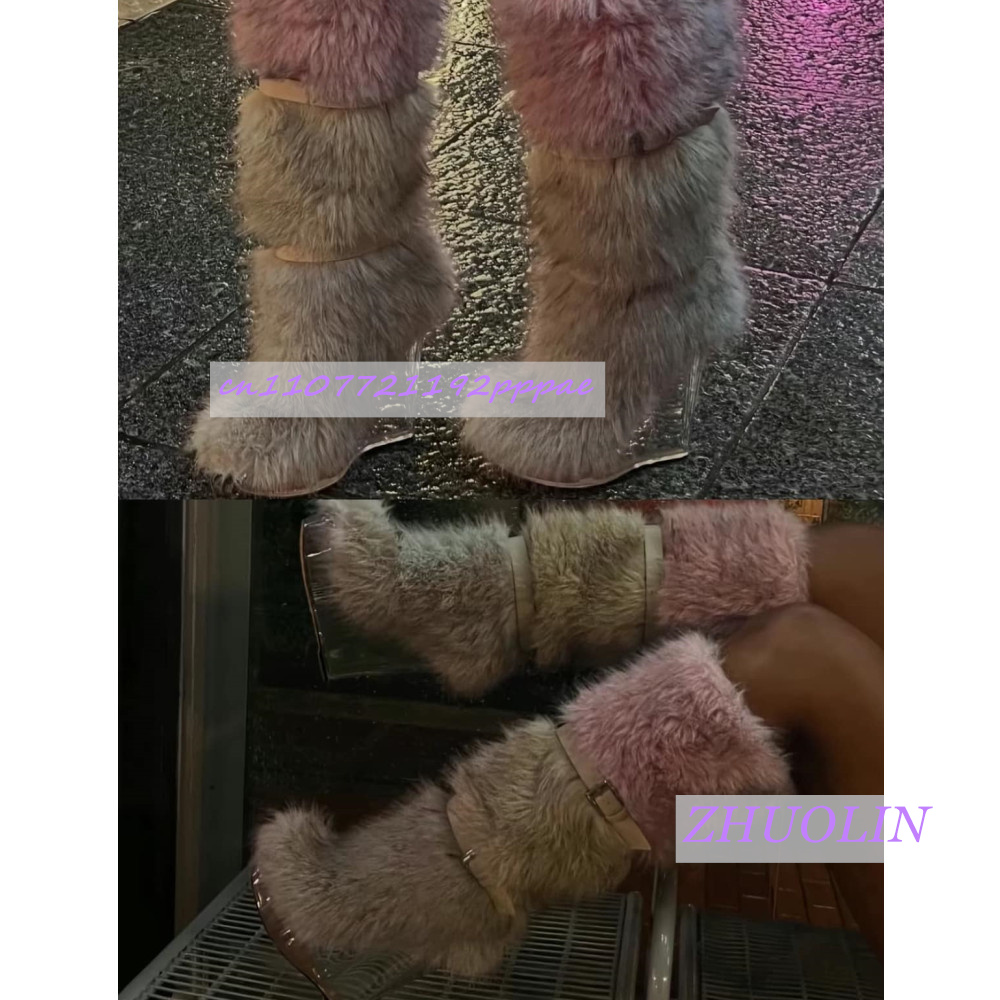 รองเท้าบูทส้นเตารีดแบบโปร่งใสแ - Waterproof Winter Boot บทวิจารณ์และราคา