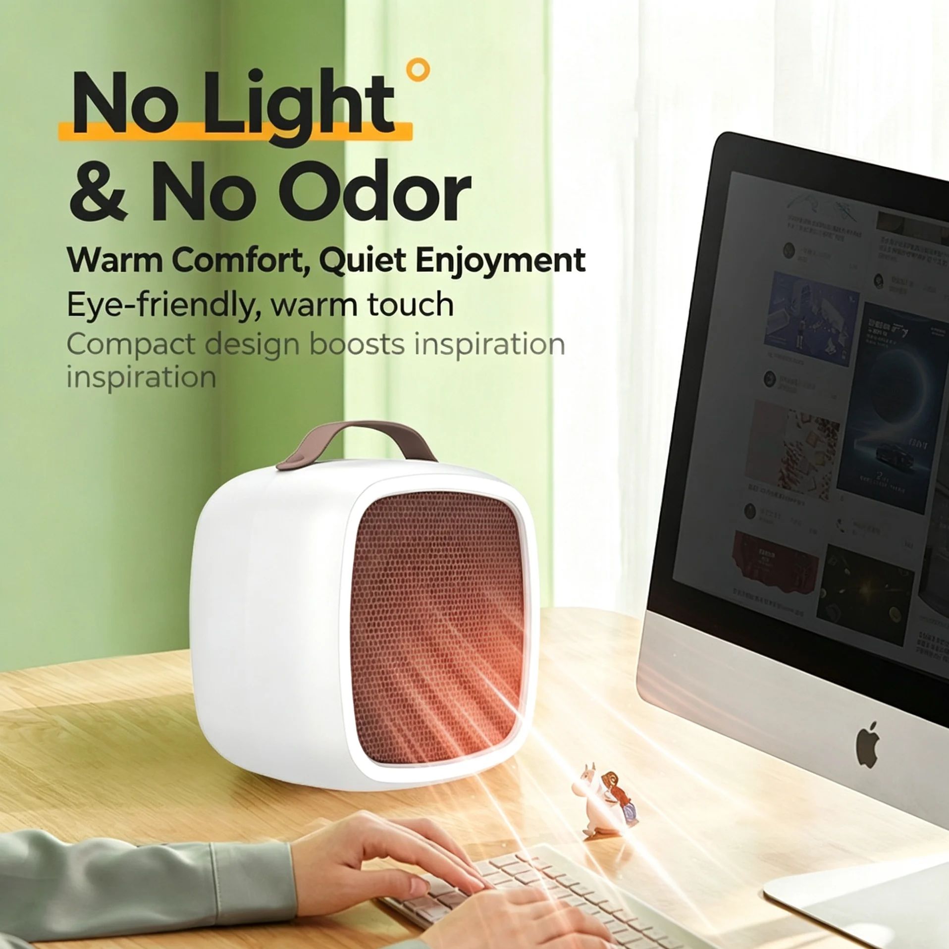 เครื่องทำความร้อนเซรามิก PTC แ - Hand Warmer Electric บทวิจารณ์และราคา