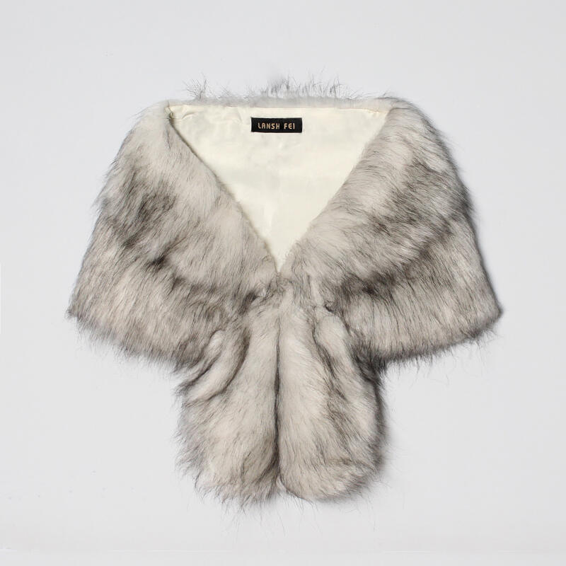 ผ้าคลุมไหล่ขนเฟอร์เทียมสำหรับผ - Shawl Wrap Winter บทวิจารณ์และราคา